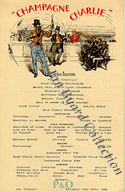 Arcadia Luncheon Menu 21st April 1956